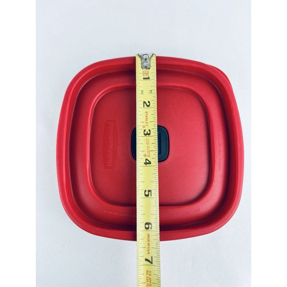 Rubbermaid Easy Find‎ Vented Replacement Red Lids ONLY 6.5
